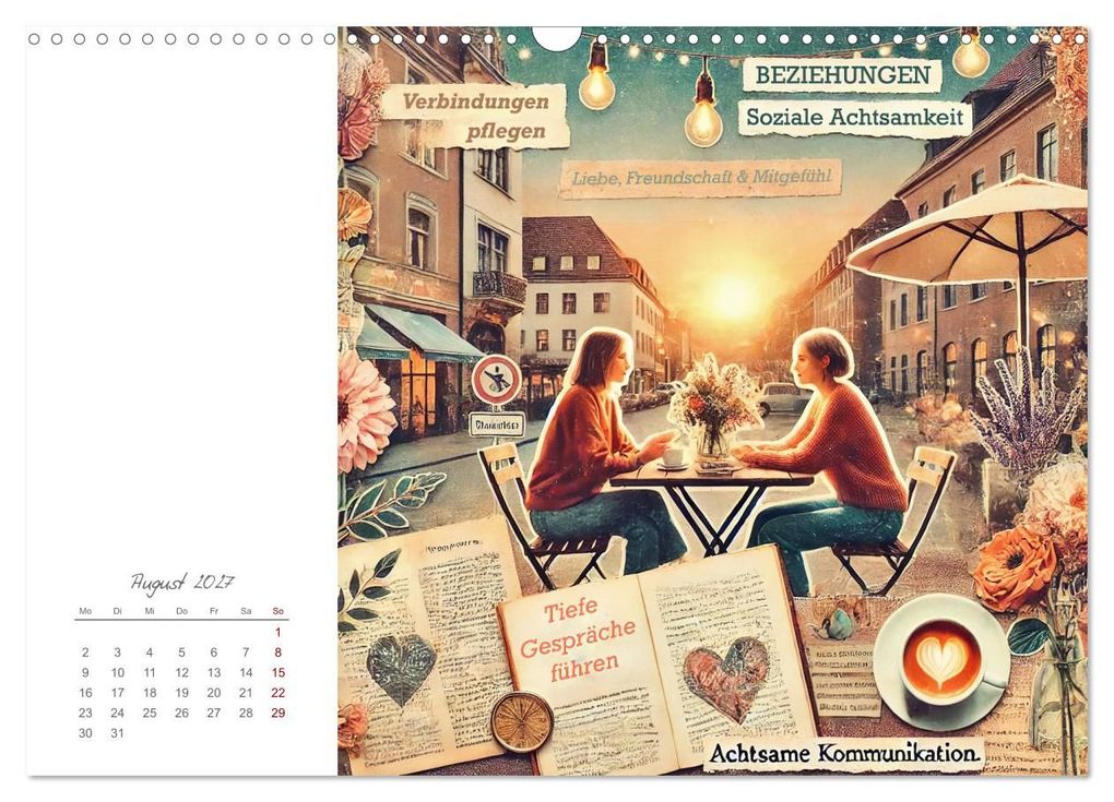 Weitere Ansicht: Soulful Days - Dein Selfcare-Kalender (Wandkalender 2027 DIN A3 quer), CALVENDO Monatskalender | Fred Schimak, Calvendo