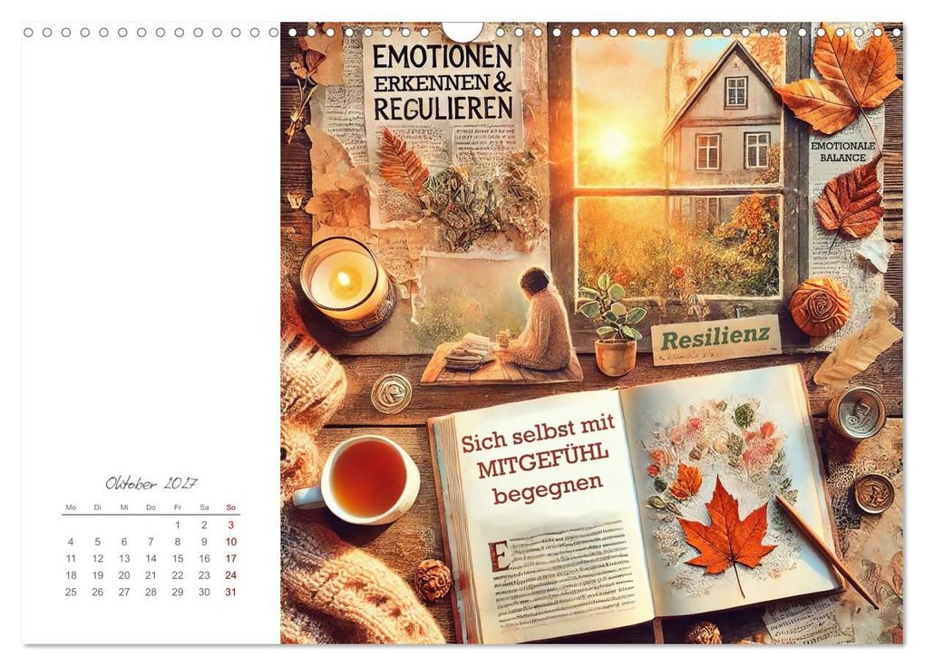 Weitere Ansicht: Soulful Days - Dein Selfcare-Kalender (Wandkalender 2027 DIN A3 quer), CALVENDO Monatskalender | Fred Schimak, Calvendo