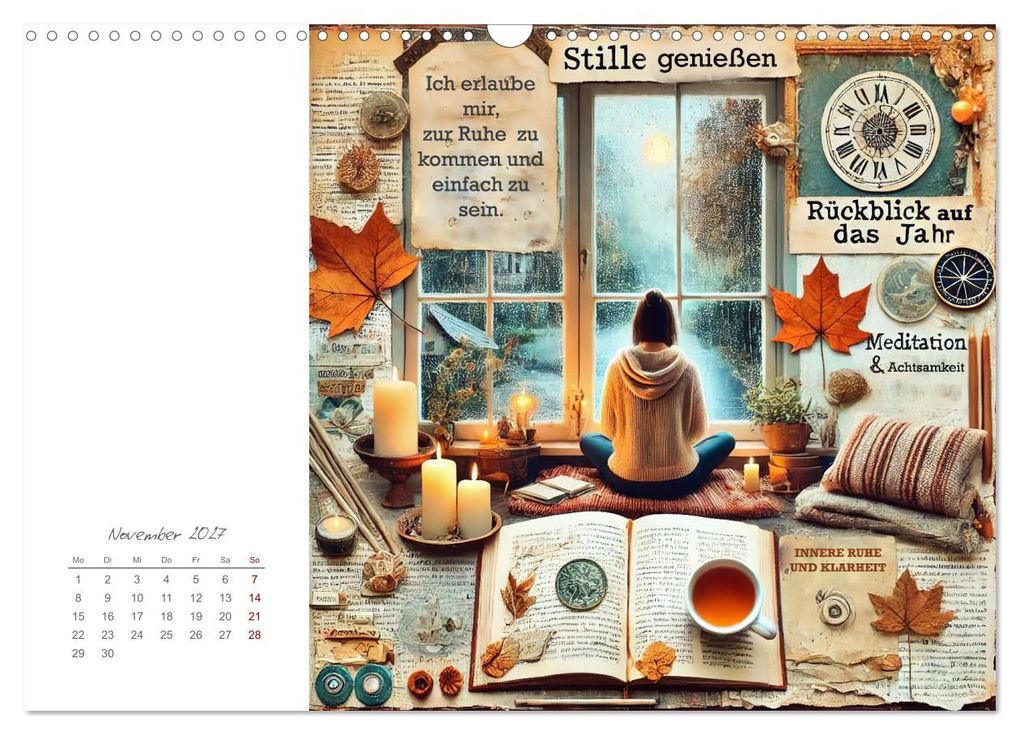 Weitere Ansicht: Soulful Days - Dein Selfcare-Kalender (Wandkalender 2027 DIN A3 quer), CALVENDO Monatskalender | Fred Schimak, Calvendo