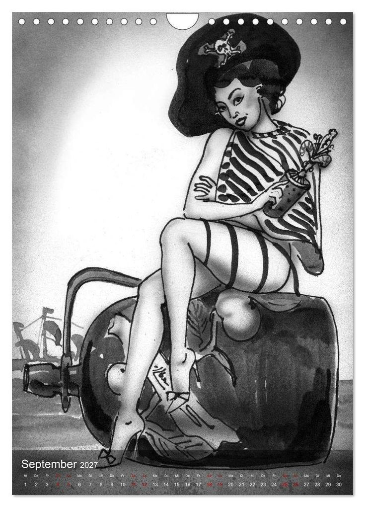 Weitere Ansicht: DELIKATESSEN - leckere Köstlichkeiten & kalorienarme Pin up Illustrationen, Zeichnungen, Grafiken und Malerei der Marke "Burlesque up your wall" von Sara Horwath (Wandkalender 2027 DIN A4 hoch), CALVENDO Monatskalender | Sara Horwath - Burlesque up your wall, Calvendo