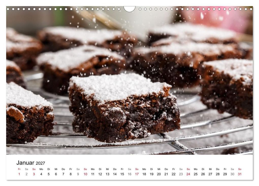 Weitere Ansicht: Kuchen, Kekse und Gebäck - süß und lecker durch das Jahr (Wandkalender 2027 DIN A3 quer), CALVENDO Monatskalender | Martin Rettenberger, Calvendo