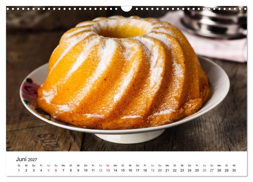 Weitere Ansicht: Kuchen, Kekse und Gebäck - süß und lecker durch das Jahr (Wandkalender 2027 DIN A3 quer), CALVENDO Monatskalender | Martin Rettenberger, Calvendo