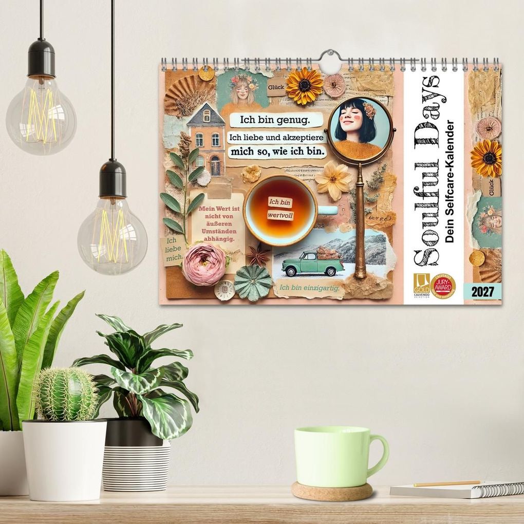 Weitere Ansicht: Soulful Days - Dein Selfcare-Kalender (Wandkalender 2027 DIN A4 quer), CALVENDO Monatskalender | Fred Schimak, Calvendo