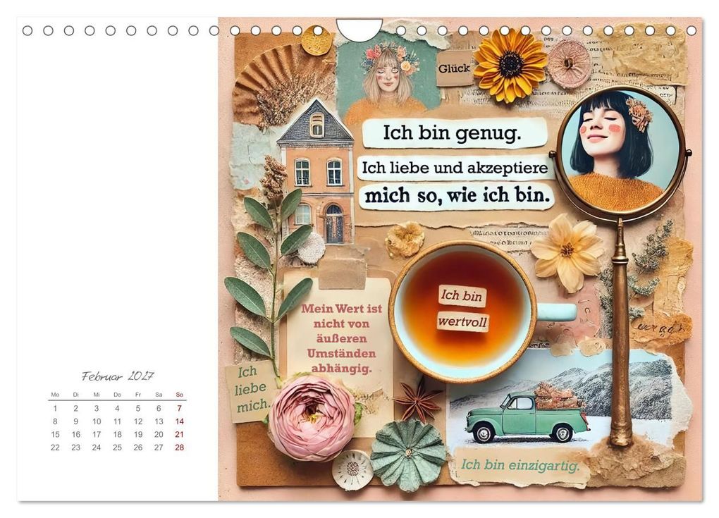 Weitere Ansicht: Soulful Days - Dein Selfcare-Kalender (Wandkalender 2027 DIN A4 quer), CALVENDO Monatskalender | Fred Schimak, Calvendo