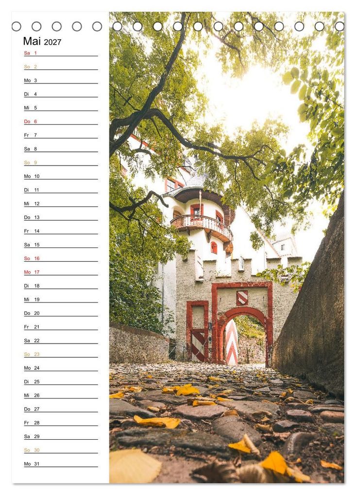Weitere Ansicht: Sachsens Burgen und Schlösser - Beschreibbarer Kalender mit Ortsangaben (Tischkalender 2027 DIN A5 hoch), CALVENDO Monatskalender | Benjamin Bisanz, Calvendo