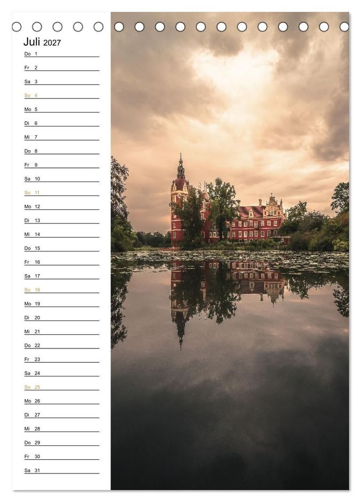 Weitere Ansicht: Sachsens Burgen und Schlösser - Beschreibbarer Kalender mit Ortsangaben (Tischkalender 2027 DIN A5 hoch), CALVENDO Monatskalender | Benjamin Bisanz, Calvendo