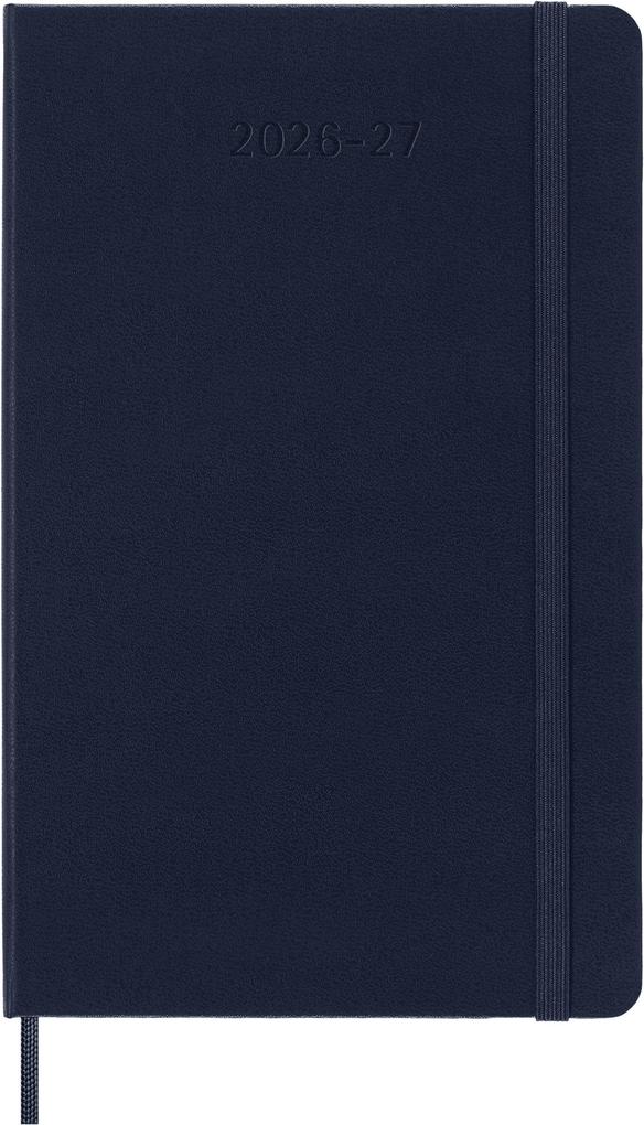 Weitere Ansicht: Moleskine 18 Monate Wochen Notizkalender 2026/2027, L/A5, 1 Wo = 1 Seite, Rechts linierte Seite, Fester Einband, Saphir
