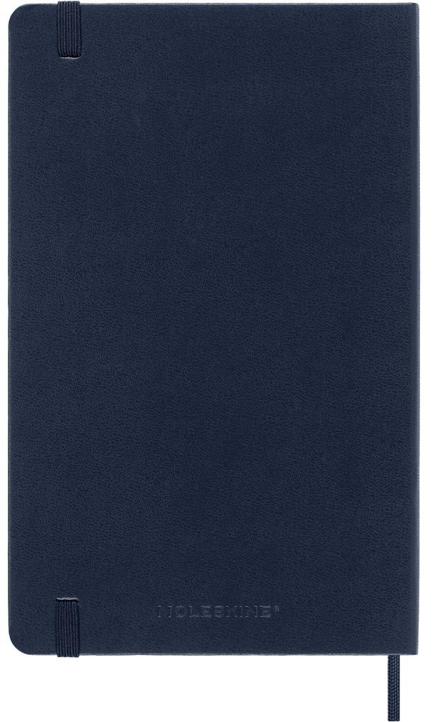 Weitere Ansicht: Moleskine 18 Monate Wochen Notizkalender 2026/2027, L/A5, 1 Wo = 1 Seite, Rechts linierte Seite, Fester Einband, Saphir