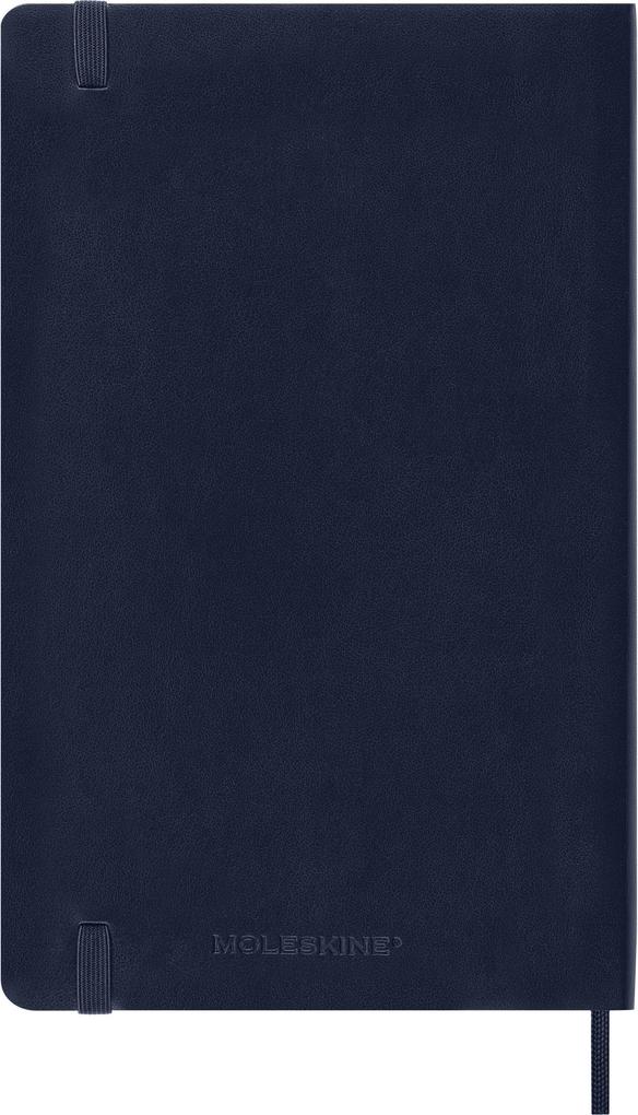 Weitere Ansicht: Moleskine 18 Monate Wochen Notizkalender 2026/2027, Large/A5, 1 Wo = 1 Seite, rechts linierte Seite, Weicher Einband, Saphir
