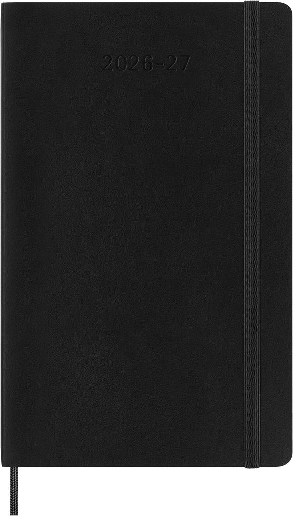 Weitere Ansicht: Moleskine 18 Monate Wochenkalender 2026/2027, L/A5, 1 Wo = 1 Seite, Rechts Linierte Seite, Weicher Einband, Schwarz