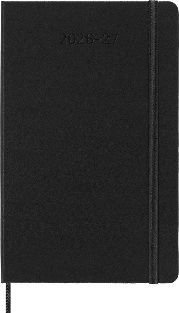 Weitere Ansicht: Moleskine 18 Monate Tagesnotizkalender 2026/2027, L/A5, 1 Tag = 1 Seite, Fester Einband, Schwarz