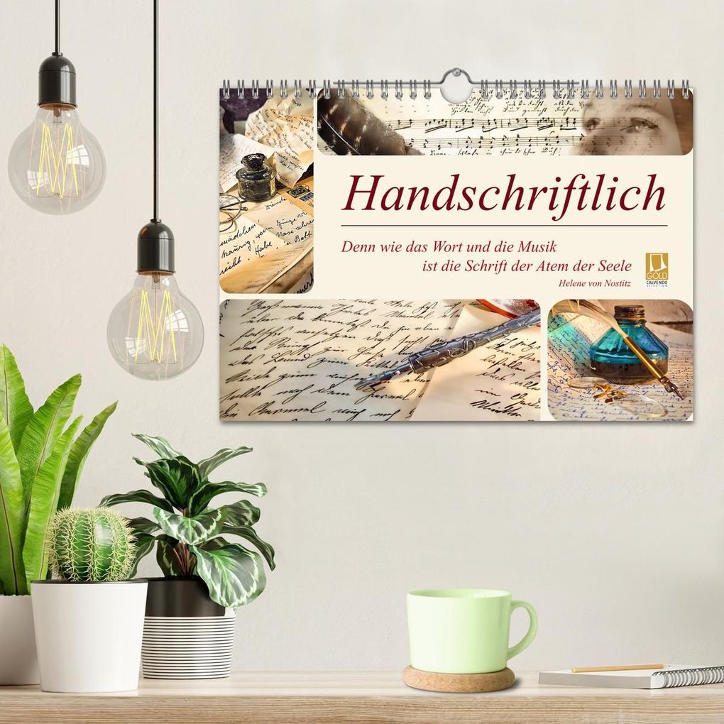 Weitere Ansicht: Handschriftlich (Wandkalender 2027 DIN A4 quer), CALVENDO Monatskalender | Eva Ola Feix, Calvendo