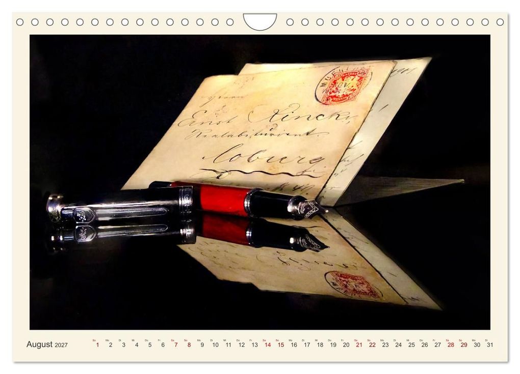 Weitere Ansicht: Handschriftlich (Wandkalender 2027 DIN A4 quer), CALVENDO Monatskalender | Eva Ola Feix, Calvendo