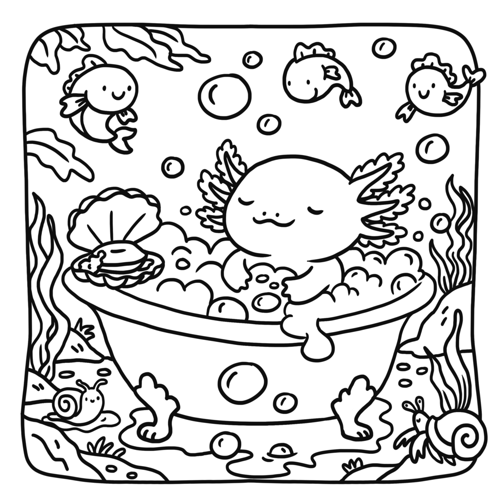 Weitere Ansicht: Cute Axolotl