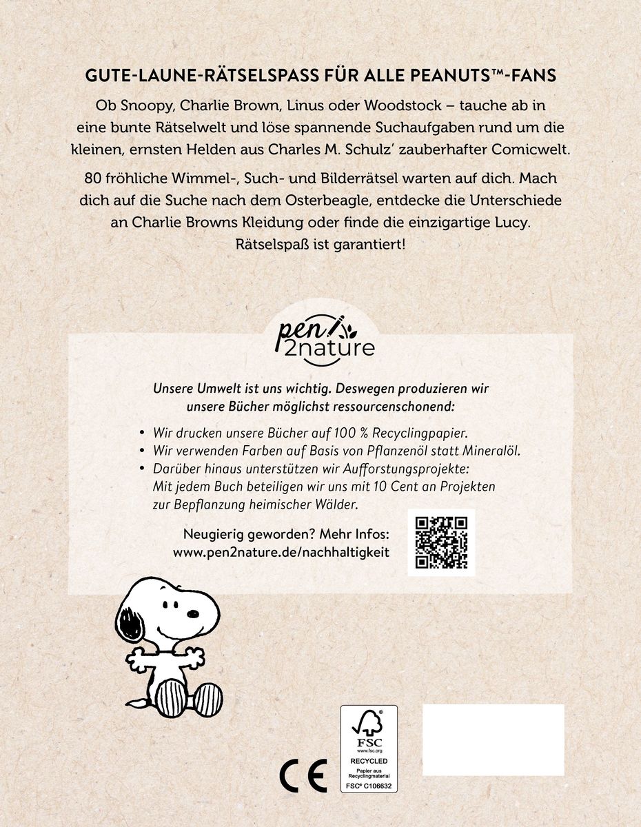 Weitere Ansicht: Suchrätsel Peanuts