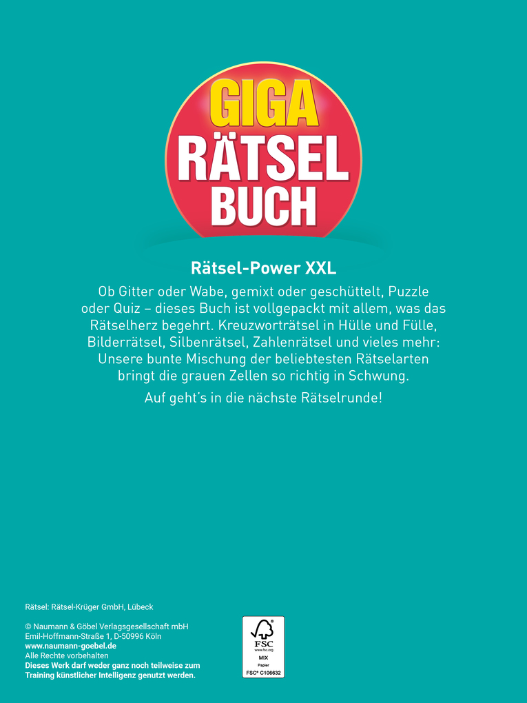 Weitere Ansicht: Giga-Rätselbuch 10