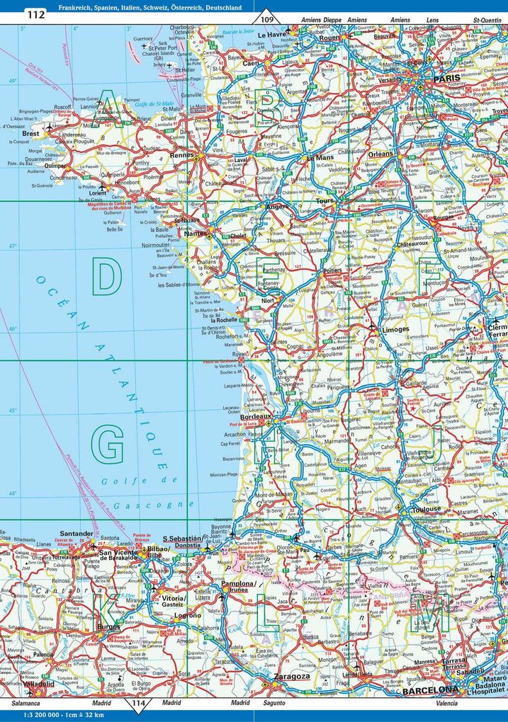 Weitere Ansicht: Neuer Straßenatlas Deutschland/Europa 2027/2028