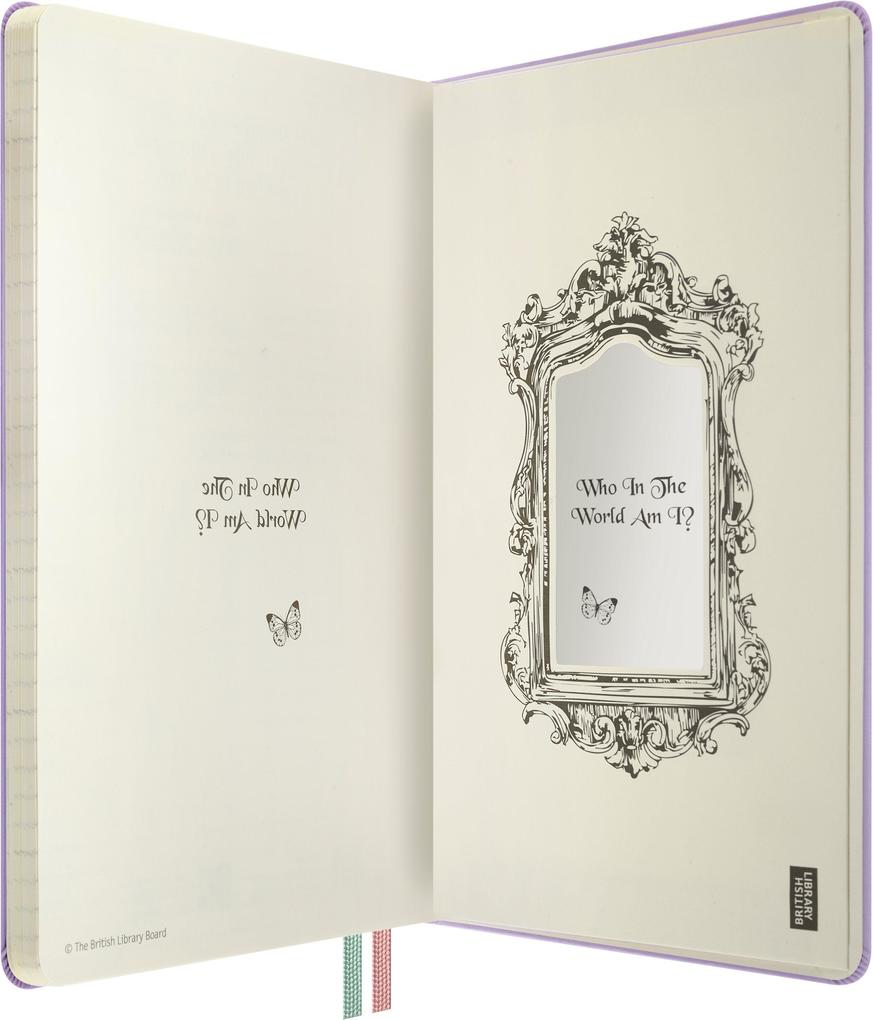 Weitere Ansicht: Moleskine Alice im Wunderland 18 Monate Wochen-Notizkalender 2026/2027, L/A5, 1 Wo = 1 Seite, fester Einband