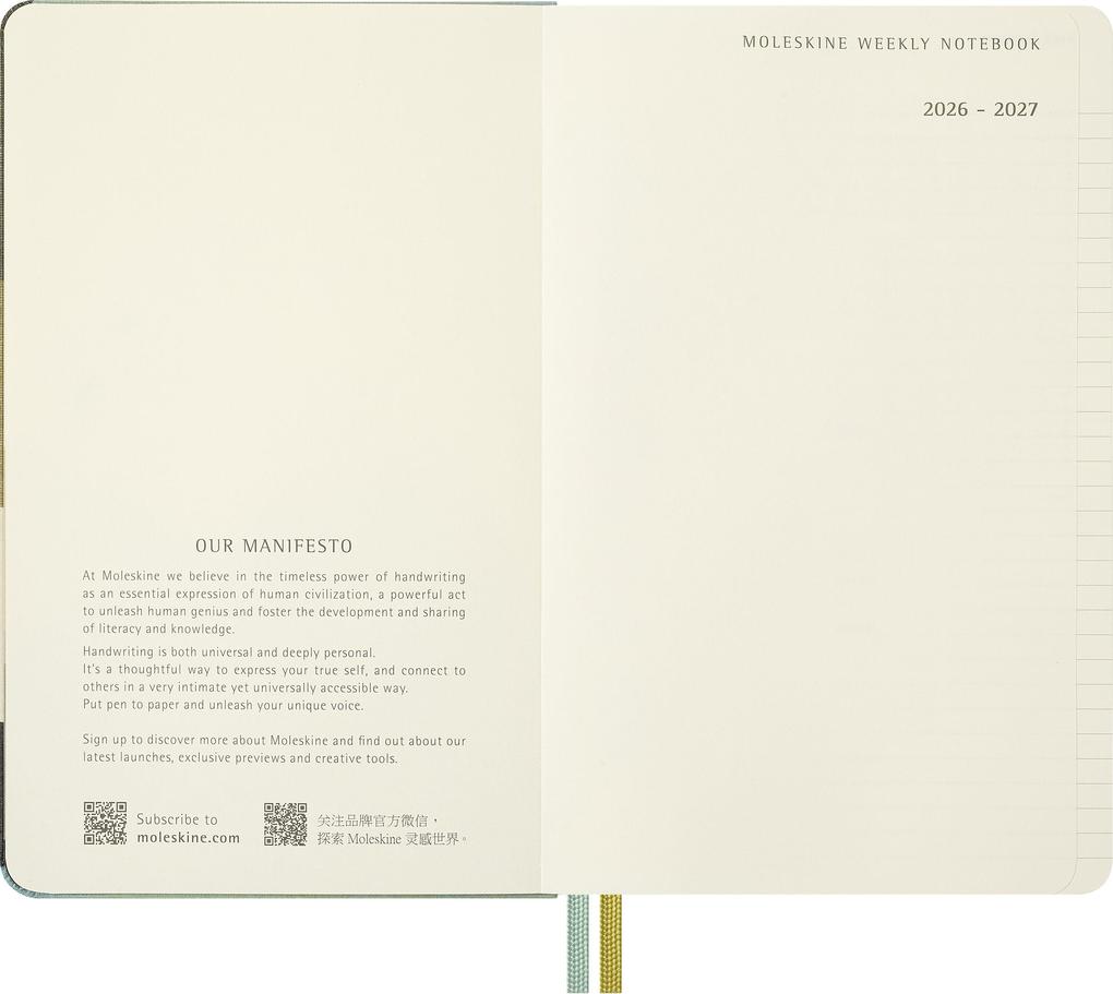 Weitere Ansicht: Moleskine 18 Monate Der Herr der Ringe Wochen-Notizkalender 2026/2027, L/A5, 1 Wo = 1 Seite, fester Einband