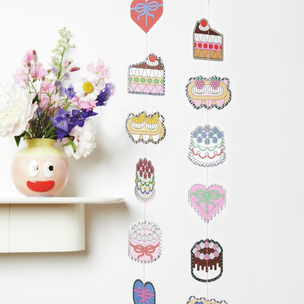 Weitere Ansicht: Genähte Girlande Eye Candy FSC MIX