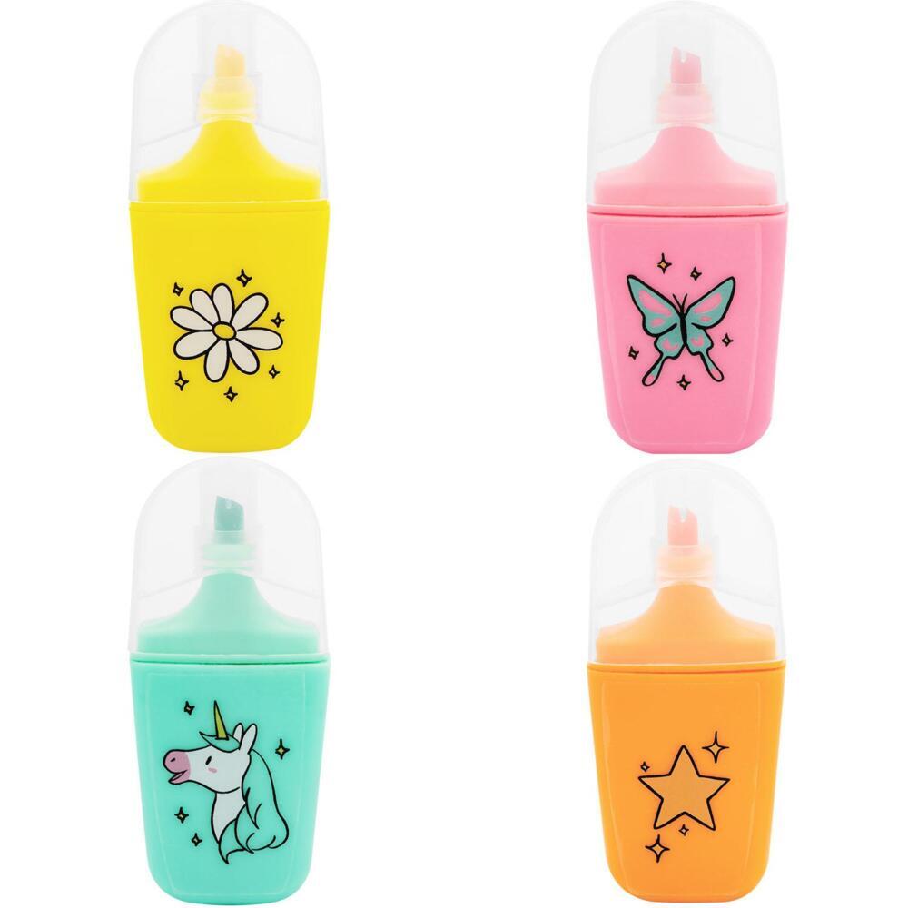 Weitere Ansicht: Highlighter-Set Motiv "Einhorn"