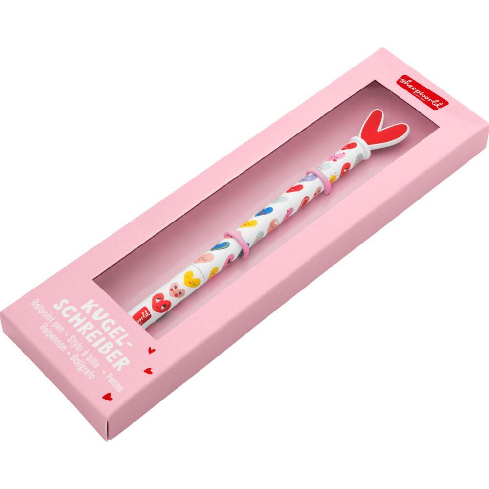 Weitere Ansicht: Kugelschreiber Motiv "Herzen"