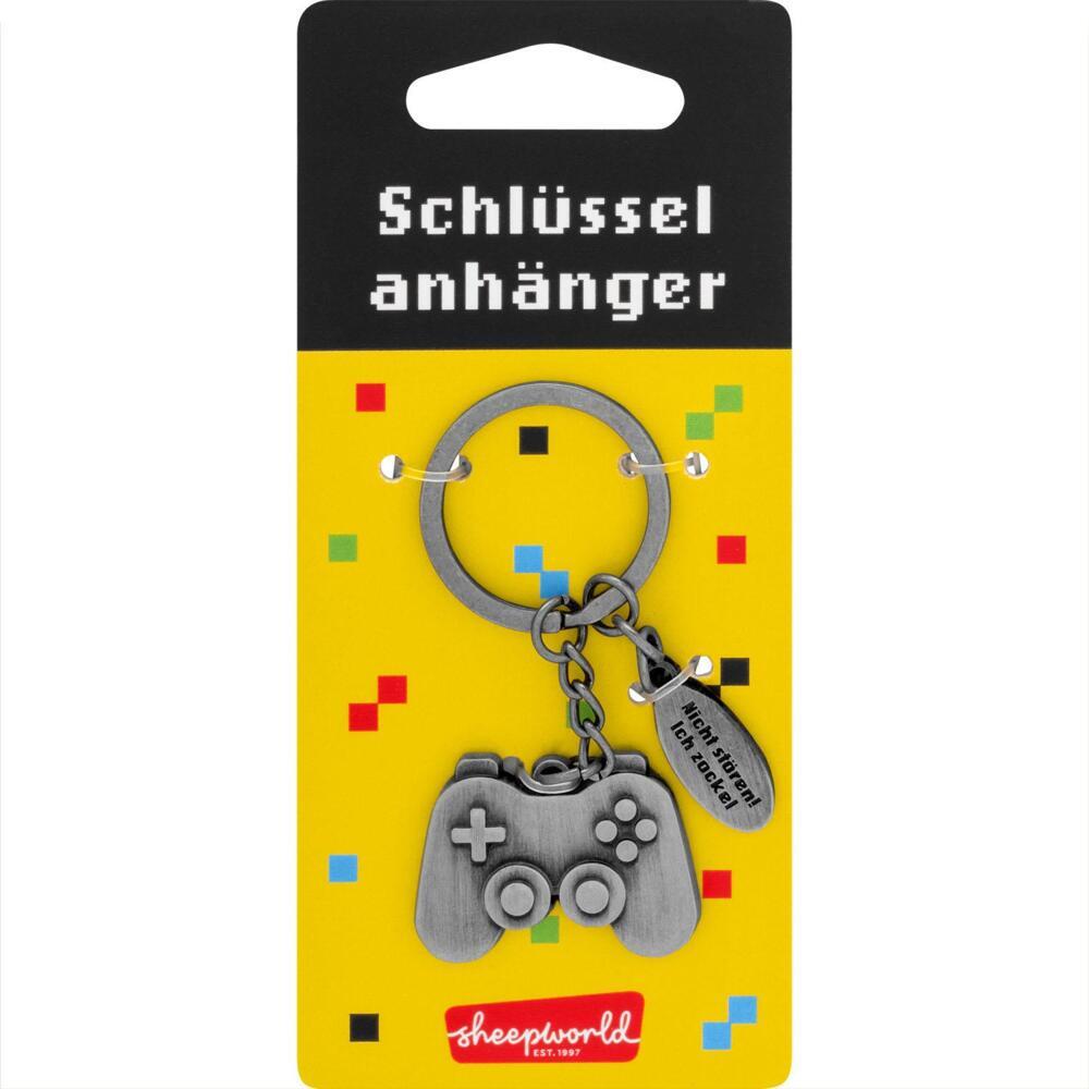 Weitere Ansicht: Schlüsselanhänger Motiv "Zocken"