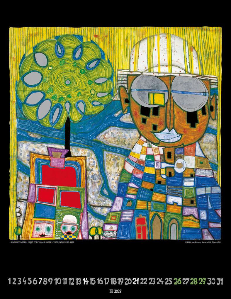 Weitere Ansicht: Hundertwasser Art Calendar 2027 | Friedensreich Hundertwasser