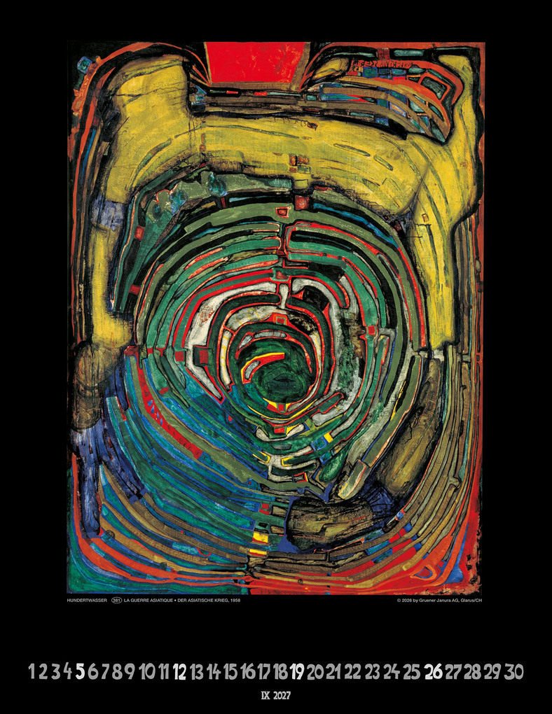 Weitere Ansicht: Hundertwasser Art Calendar 2027 | Friedensreich Hundertwasser