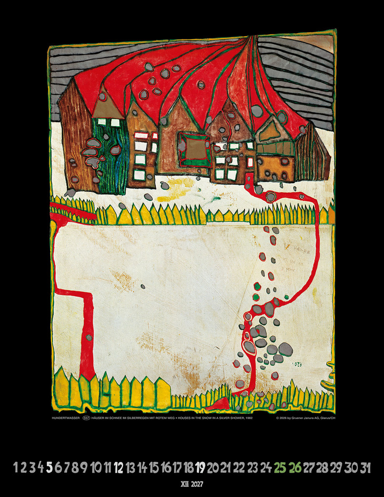 Weitere Ansicht: Hundertwasser Art Calendar 2027 | Friedensreich Hundertwasser