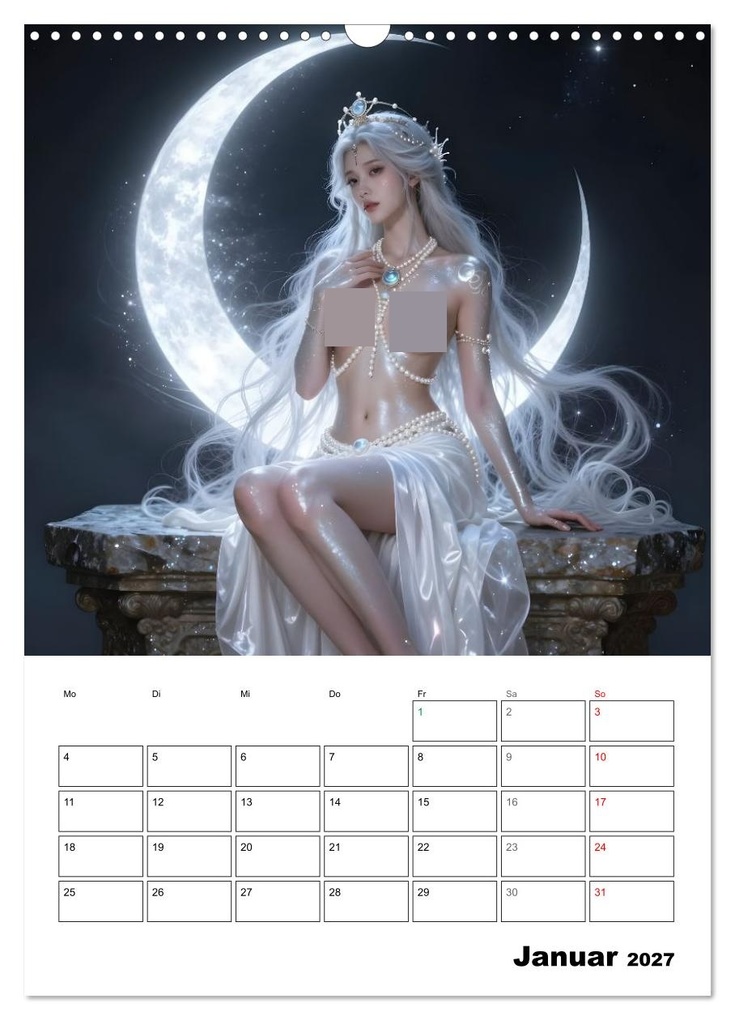 Weitere Ansicht: Mystische Engel (Wandkalender 2027 DIN A3 hoch), CALVENDO Monatskalender | Liam Blue, Calvendo
