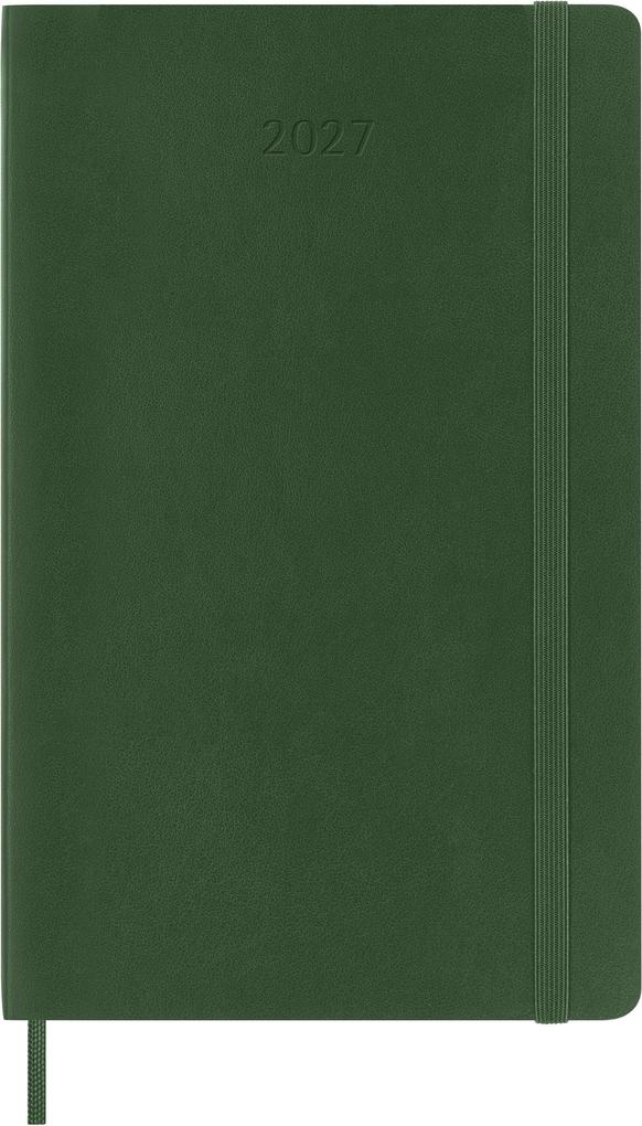 Weitere Ansicht: Moleskine 12 Monate Tageskalender 2027, Large/A5, 1 Tag = 1 Seite, Weicher Einband, Myrtengrün