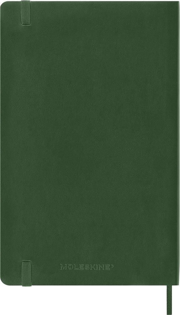 Weitere Ansicht: Moleskine 12 Monate Tageskalender 2027, Large/A5, 1 Tag = 1 Seite, Weicher Einband, Myrtengrün