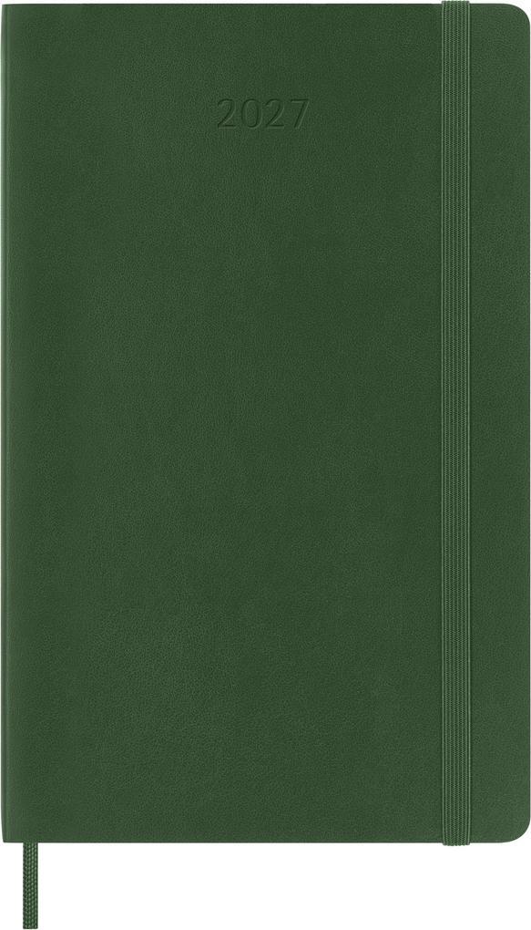 Weitere Ansicht: Moleskine 12 Monate Wochen Notizkalender 2027, Large/A5, 1 Wo = 1 Seite, rechts linierte Seite, Weicher Einband, Myrtengrün