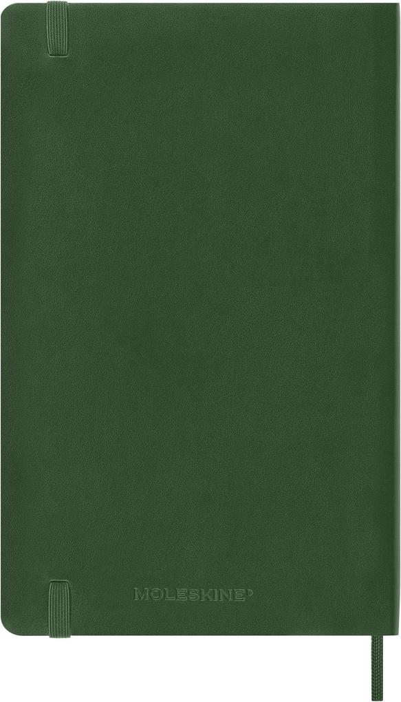 Weitere Ansicht: Moleskine 12 Monate Wochen Notizkalender 2027, Large/A5, 1 Wo = 1 Seite, rechts linierte Seite, Weicher Einband, Myrtengrün