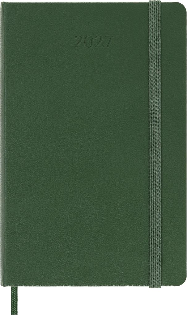 Weitere Ansicht: Moleskine 12 Monate Wochen Notizkalender 2027, Pocket/A6, 1 Wo = 1 Seite, rechts linierte Seite, Fester Einband, Myrtengrün