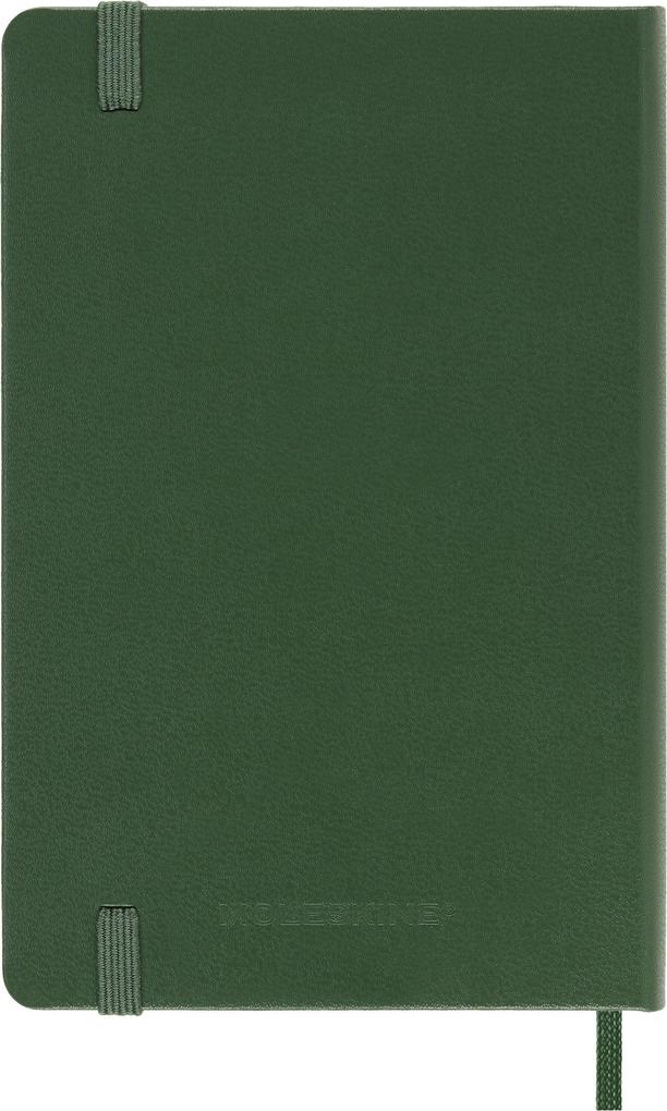 Weitere Ansicht: Moleskine 12 Monate Wochen Notizkalender 2027, Pocket/A6, 1 Wo = 1 Seite, rechts linierte Seite, Fester Einband, Myrtengrün