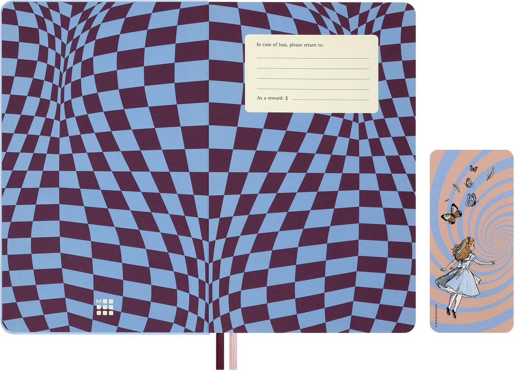 Weitere Ansicht: Moleskine Alice im Wunderland 12 Monate Tageskalender 2027, L/A5, 1 Tag = 1 Seite, fester Einband