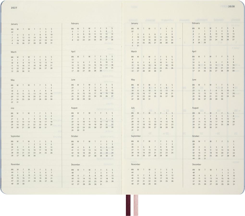 Weitere Ansicht: Moleskine Alice im Wunderland 12 Monate Tageskalender 2027, L/A5, 1 Tag = 1 Seite, fester Einband