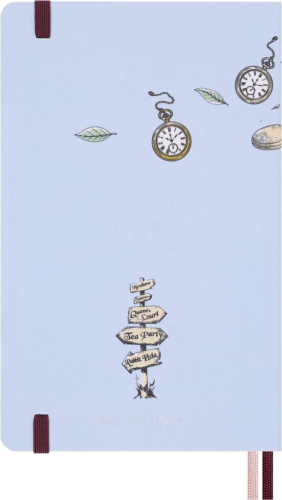 Weitere Ansicht: Moleskine Alice im Wunderland 12 Monate Tageskalender 2027, L/A5, 1 Tag = 1 Seite, fester Einband