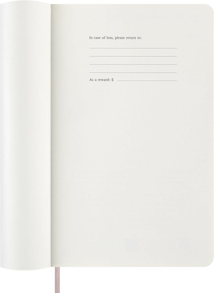 Weitere Ansicht: Moleskine Precious & Ethical 12 Monate Wochen Notizkalender 2027, L/A5, Liniert, Weicher Einband, Mamba Rose, mit Box