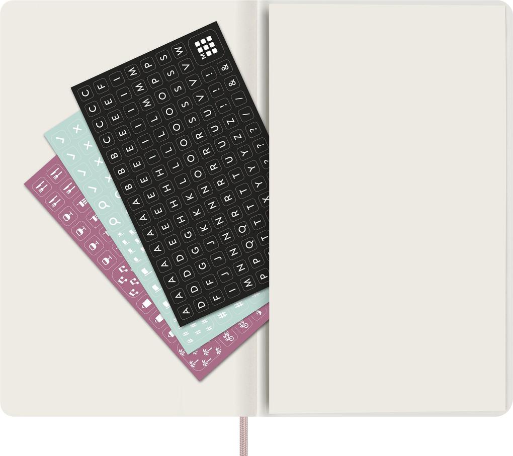 Weitere Ansicht: Moleskine Precious & Ethical 12 Monate Wochen Notizkalender 2027, L/A5, Liniert, Weicher Einband, Mamba Rose, mit Box