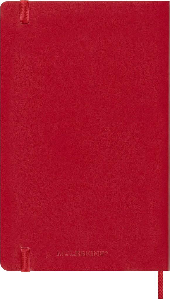 Weitere Ansicht: Moleskine 12 Monate Tageskalender 2027, Large/A5, 1 Tag = 1 Seite, Weicher Einband, Scharlachrot