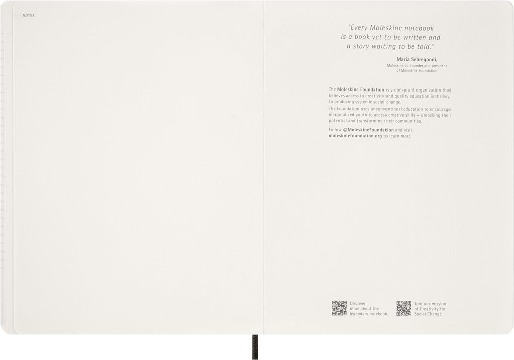Weitere Ansicht: Moleskine 15 Monate Essential Wochenkalender 2026/2027, 1 Wo = 2 Seiten, vertikal, XXL, weicher Einband, Schwarz