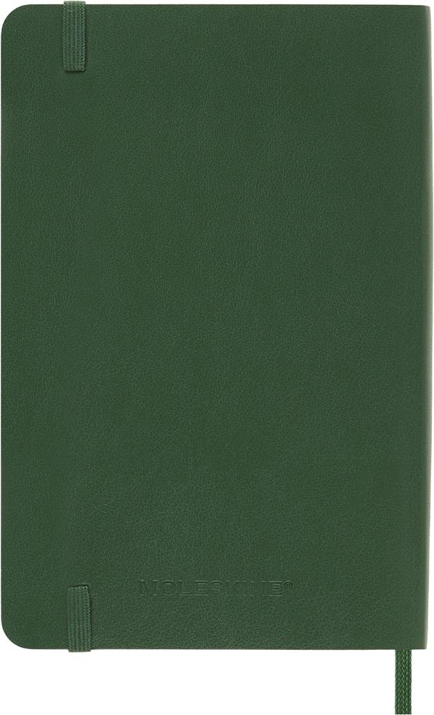Weitere Ansicht: Moleskine 12 Monate Wochen Notizkalender 2027, Pocket/A6, 1 Wo = 1 Seite, rechts linierte Seite, Weicher Einband, Myrtengrün
