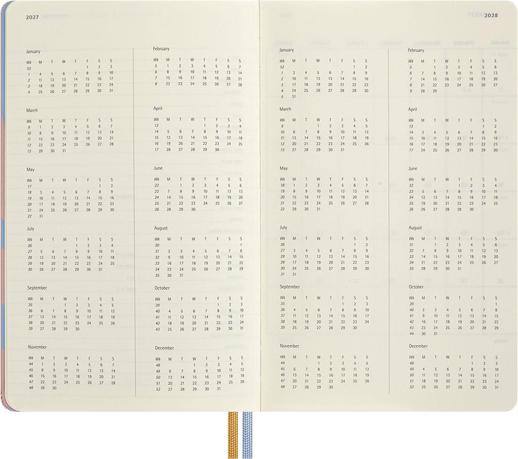 Weitere Ansicht: Moleskine Alice im Wunderland 12 Monate Wochen-Notizkalender 2027, L/A5, 1 Wo = 1 Seite, fester Einband