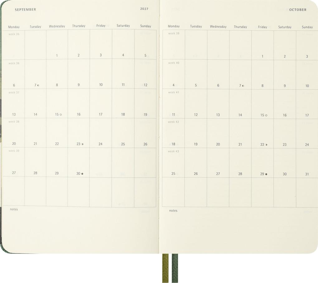 Weitere Ansicht: Moleskine 12 Monate Der Herr der Ringe Tageskalender 2027, L/A5, 1 Tag = 1 Seite, fester Einband