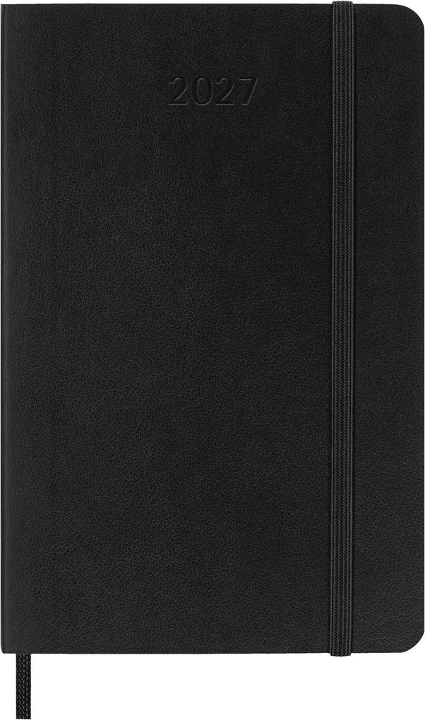 Weitere Ansicht: Moleskine 12 Monate Tagesnotizkalender 2027, P/A6, 1 Tag = 1 Seite, Weicher Einband, Schwarz