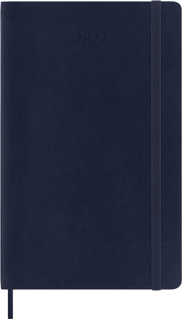 Weitere Ansicht: Moleskine 12 Monate Wochen Notizkalender 2027, Large/A5, 1 Wo = 1 Seite, rechts linierte Seite, Weicher Einband, Saphir