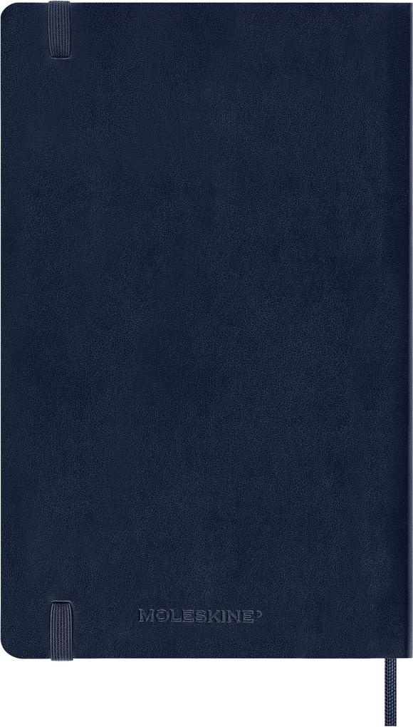 Weitere Ansicht: Moleskine 12 Monate Wochen Notizkalender 2027, Large/A5, 1 Wo = 1 Seite, rechts linierte Seite, Weicher Einband, Saphir